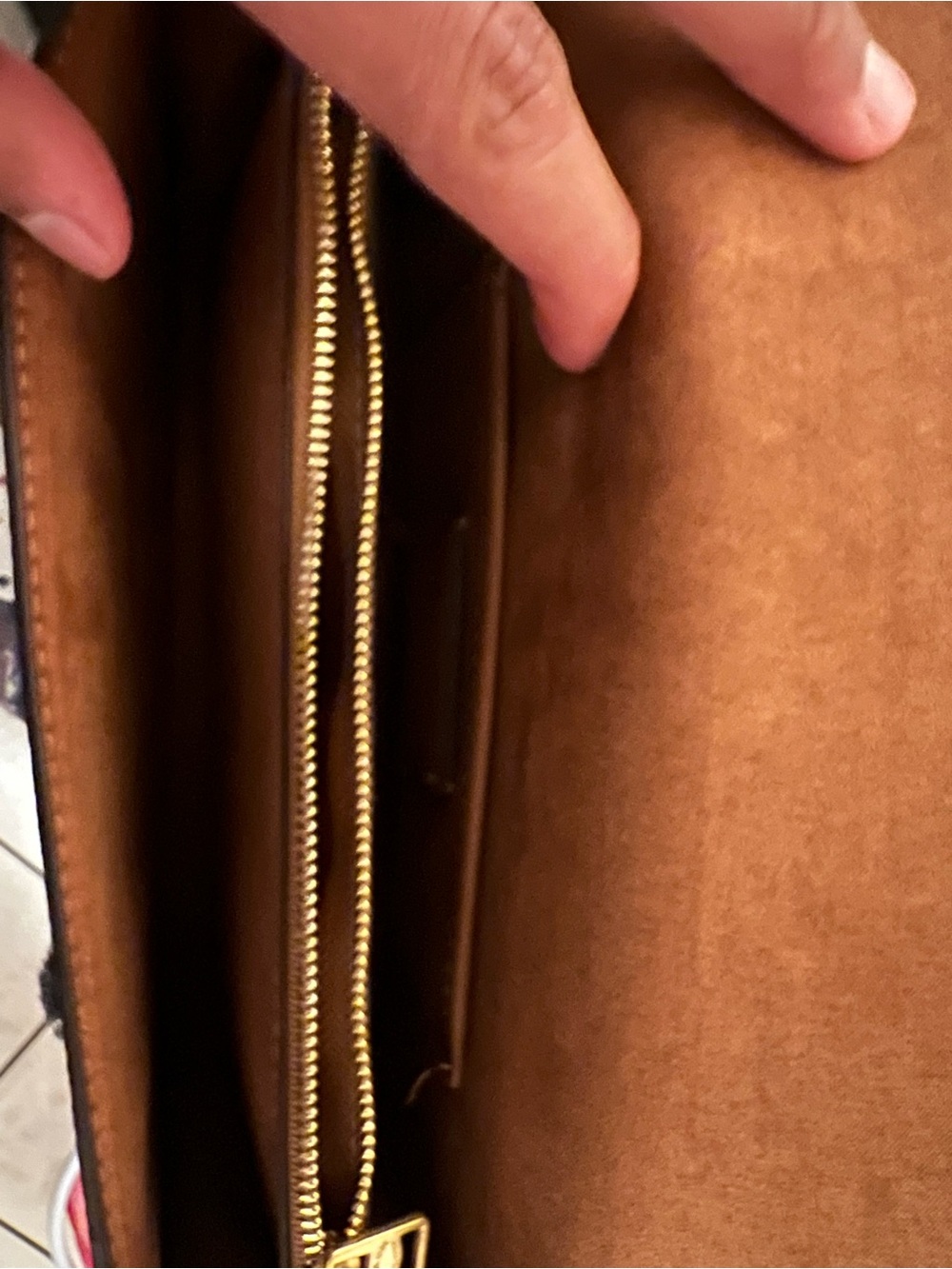 White tabby coach bag - Picture 4 of 6